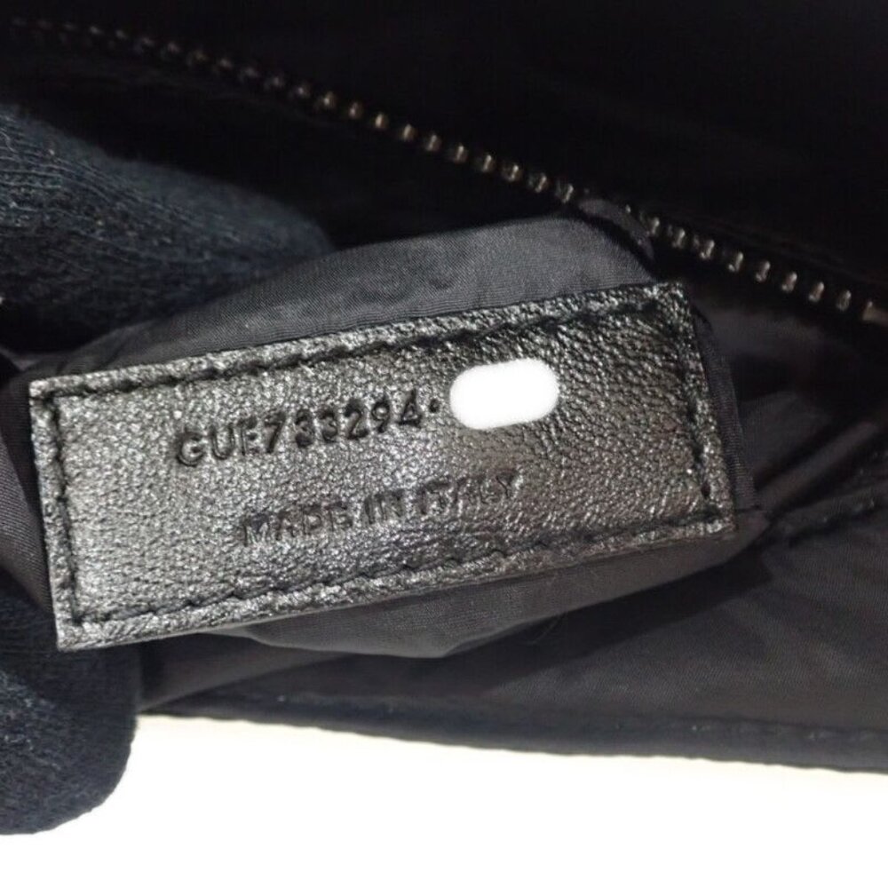 Saint Laurent LE 5 A7 Crossbody Fabi1 Shoulder Bag Nylon Black - Picture 10 of 10